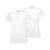 Levis Men 2pk Solid V-Neck T-Shirt White Medium 